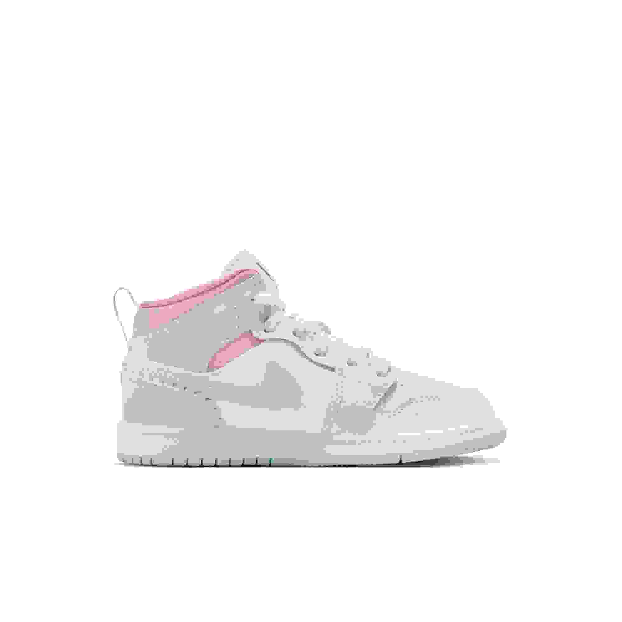 Jordan 1 Mid SE Preschool Girls' "Half Blue/Pale Ivory/White" Shoe